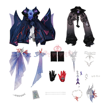 Gvavaya Game Cosplay Honkai Star Rail Cosplay Hysilens Helektra Cosplay Costume