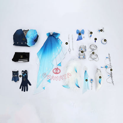 Gvavaya Game Cosplay Genshin Impact Yelan Tranquil Banquet Outfit Yelan Cosplay Costume