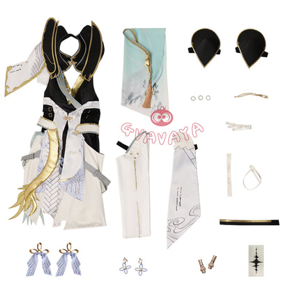 Gvavaya Game Cosplay Wuthering Waves Cosplay Jinhsi Cosplay Costume