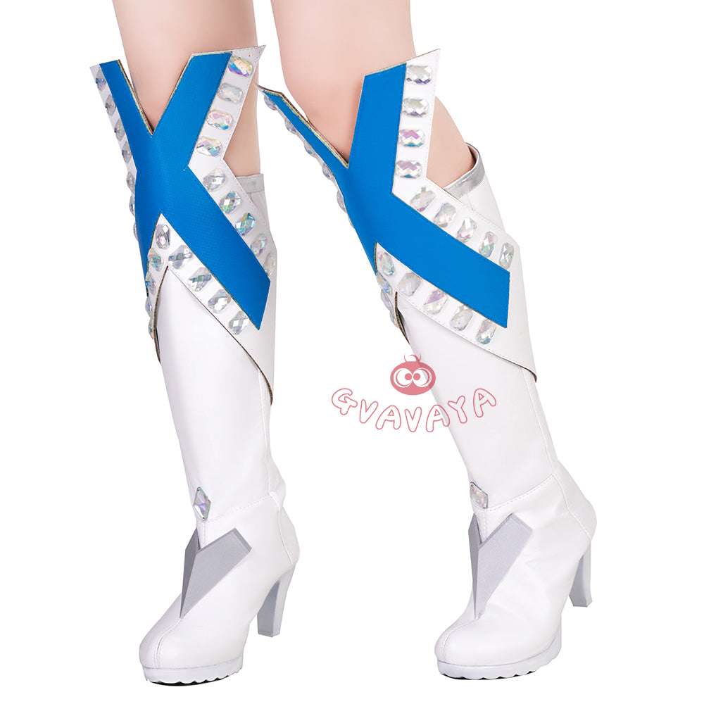 Gvavaya Game Cosplay White Queen Cosplay Emma Frost Cosplay Costume A