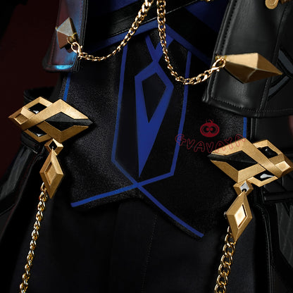 Gvavaya Game Cosplay Genshin Impact 11th Fatui Harbingers Cosplay  The Captain: II Capitano Cosplay Costume