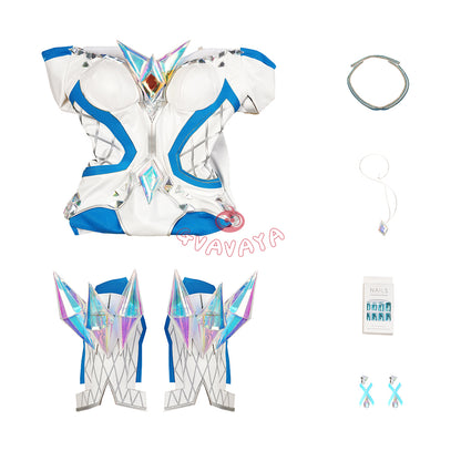 Gvavaya Game Cosplay White Queen Cosplay Emma Frost Cosplay Costume A