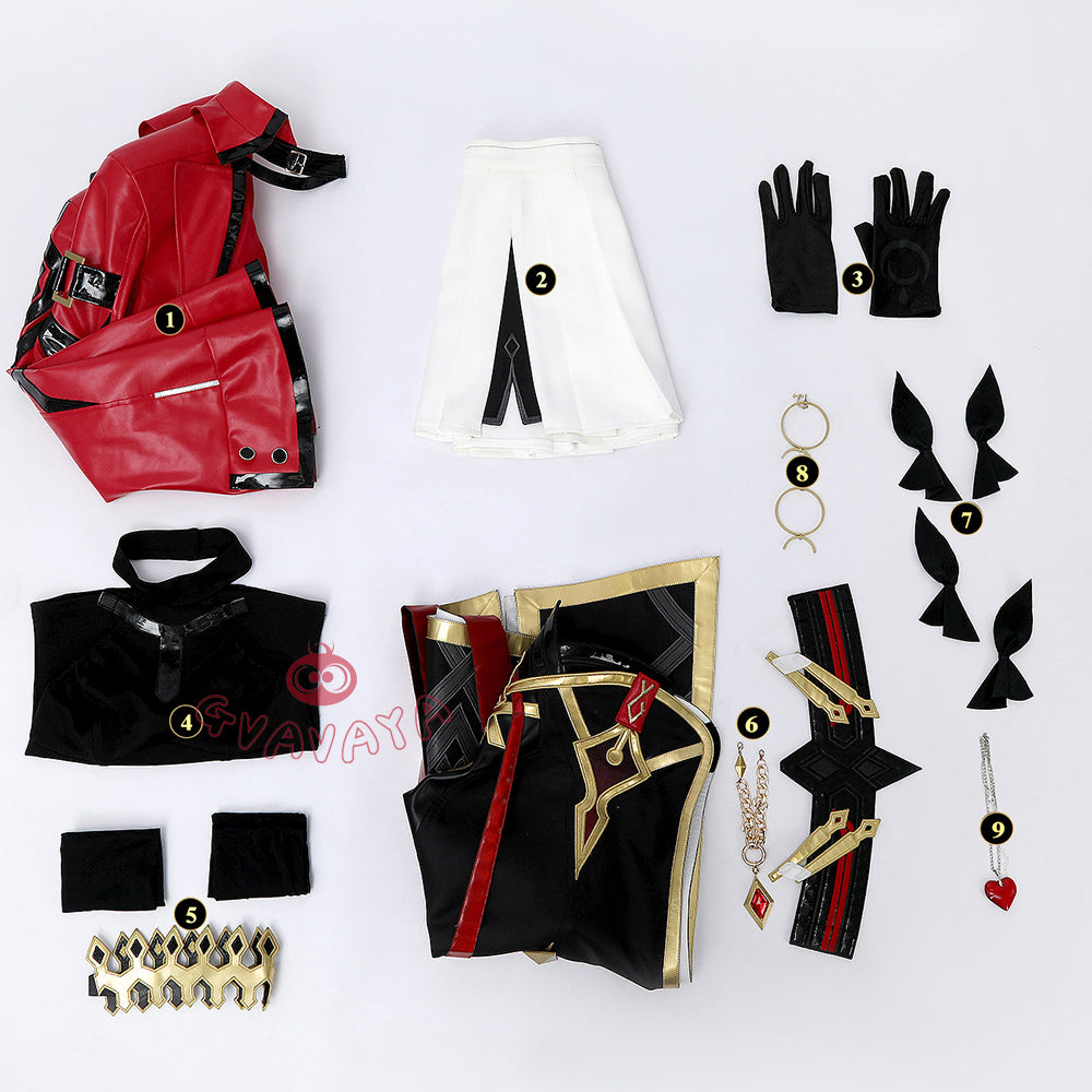 Gvavaya Game Cosplay Honkai Star Rail Cosplay Rin Tohsaka Collab Cosplay Costum