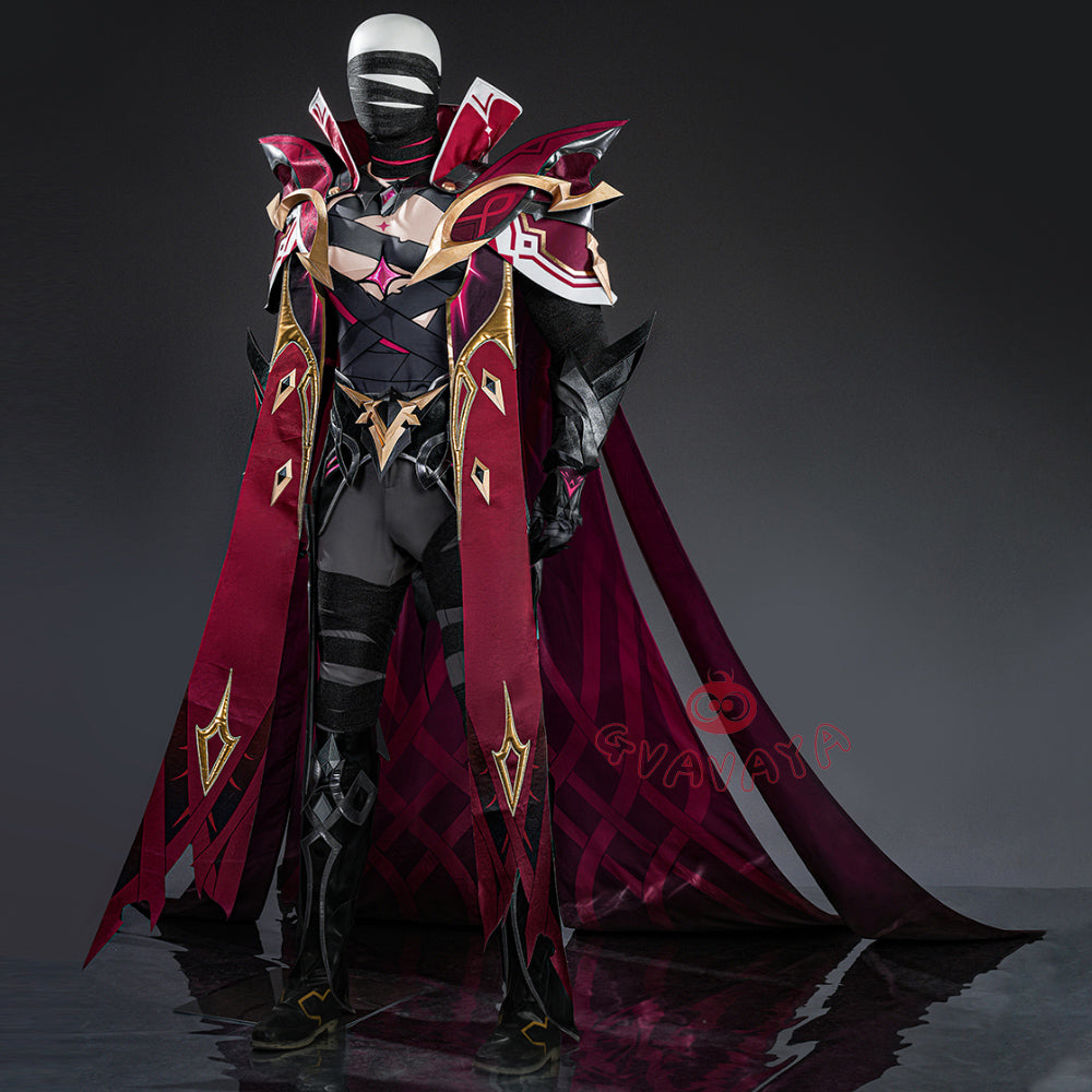 Gvavaya Game Cosplay Genshin Impact Cosplay Rerir(Rächer of Solnari) Cosplay Costume