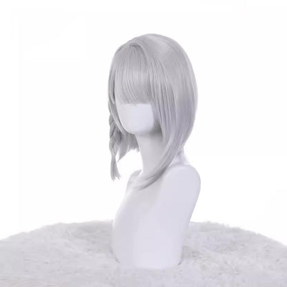 Gvavaya Anime Cosplay Zenless Zone Zero Anby Demara Cosplay Wig Silver Gray 30cm Hair