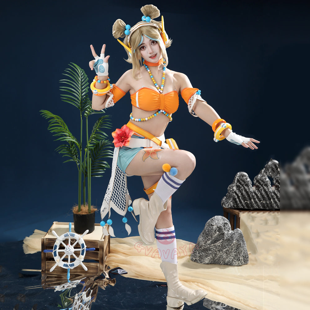 Gvavaya Game Cosplay Beachside Juno Cosplay Costume