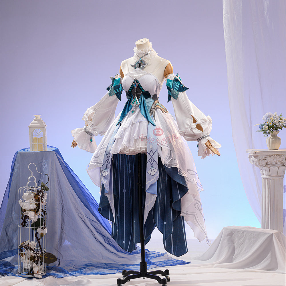 Gvavaya Game Cosplay Genshin Cosplay Vodyanitsa Cosplay Costume