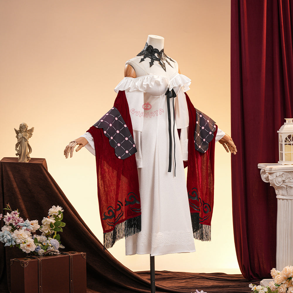 Gvavaya Game Cosplay Genshin Cosplay La Signora Pajama Cosplay Costume