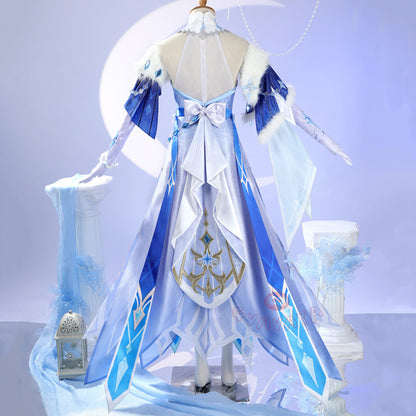 Gvavaya Game Cosplay Genshin Cryo Archon Tsaritsa Cosplay Costume