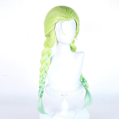 Gvavaya Anime Cosplay New PANTY & STOCKING with GARTERBELT Gunsmith Bitch Cosplay Wig 75cm Long Green Wig