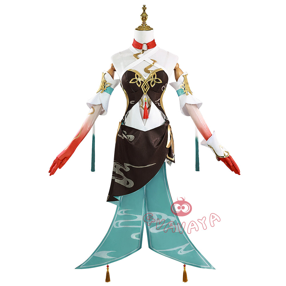 Gvavaya Game Cosplay Honkai: Star Rail Cosplay Lingsha Cosplay Costume