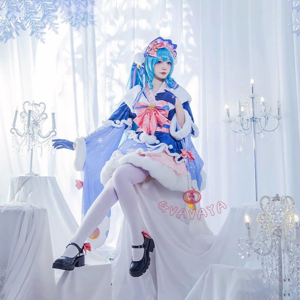 Gvavaya Cosplay V Cosplay Virtual Idol Snow Idol 2023 Ver. Costume A