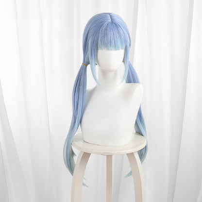 Gvavaya Game Cosplay Honkai: Nexus  Anima Manafey Cosplay Wig 70cm Blue Wig