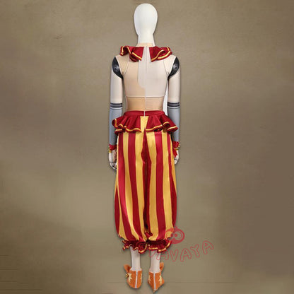 Gvavaya Game Cosplay Halloween Clown Cosplay Costume Five Nights at Freddys Cosplay Sundrop And Moondrop Cosplay Costume