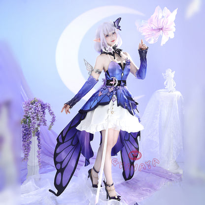 Gvavaya Game Cosplay Honkai Star Rail Cosplay Castorice Gossamer Flutter Splash Art Cosplay Costume