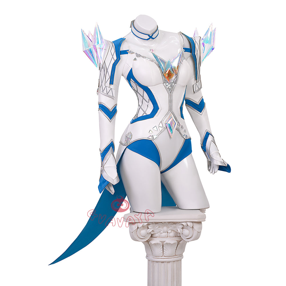 Gvavaya Game Cosplay White Queen Cosplay Emma Frost Cosplay Costume A