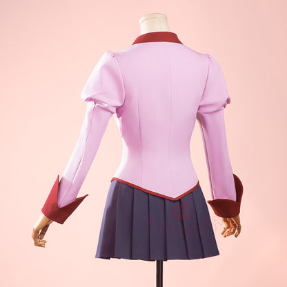 Gvavaya Anime Cosplay Hitagi Senjougahara Cosplay Costume