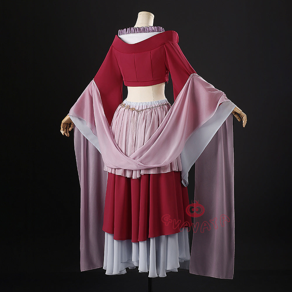 Gvavaya Anime Cosplay The Apothecary Diaries Cosplay Maomao Dance Red Dress Maomao Cosplay Costume