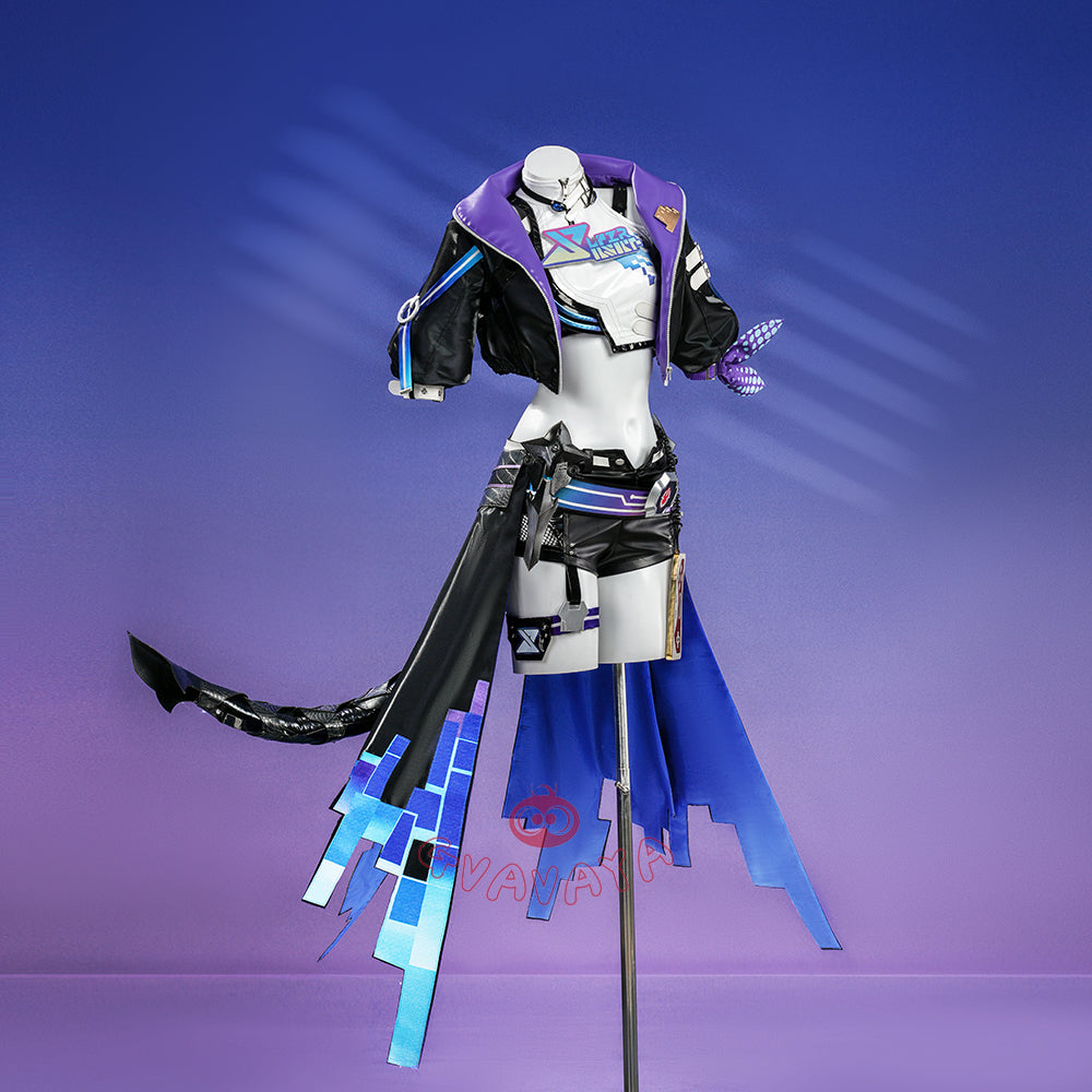 Gvavaya Game Cosplay Honkai : Star Rail Cosplay Silver Wolf LV.999 Cosplay Costume