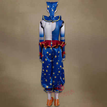 Gvavaya Game Cosplay Halloween Clown Cosplay Costume Five Nights at Freddys Cosplay Sundrop And Moondrop Cosplay Costume