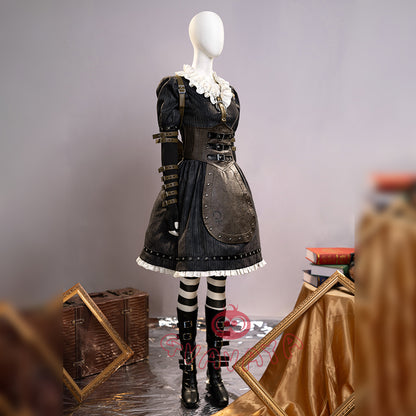 Gvavaya Game Cosplay Alice: Madness Returns Cosplay Alice Steamdress Alice Cosplay Costume