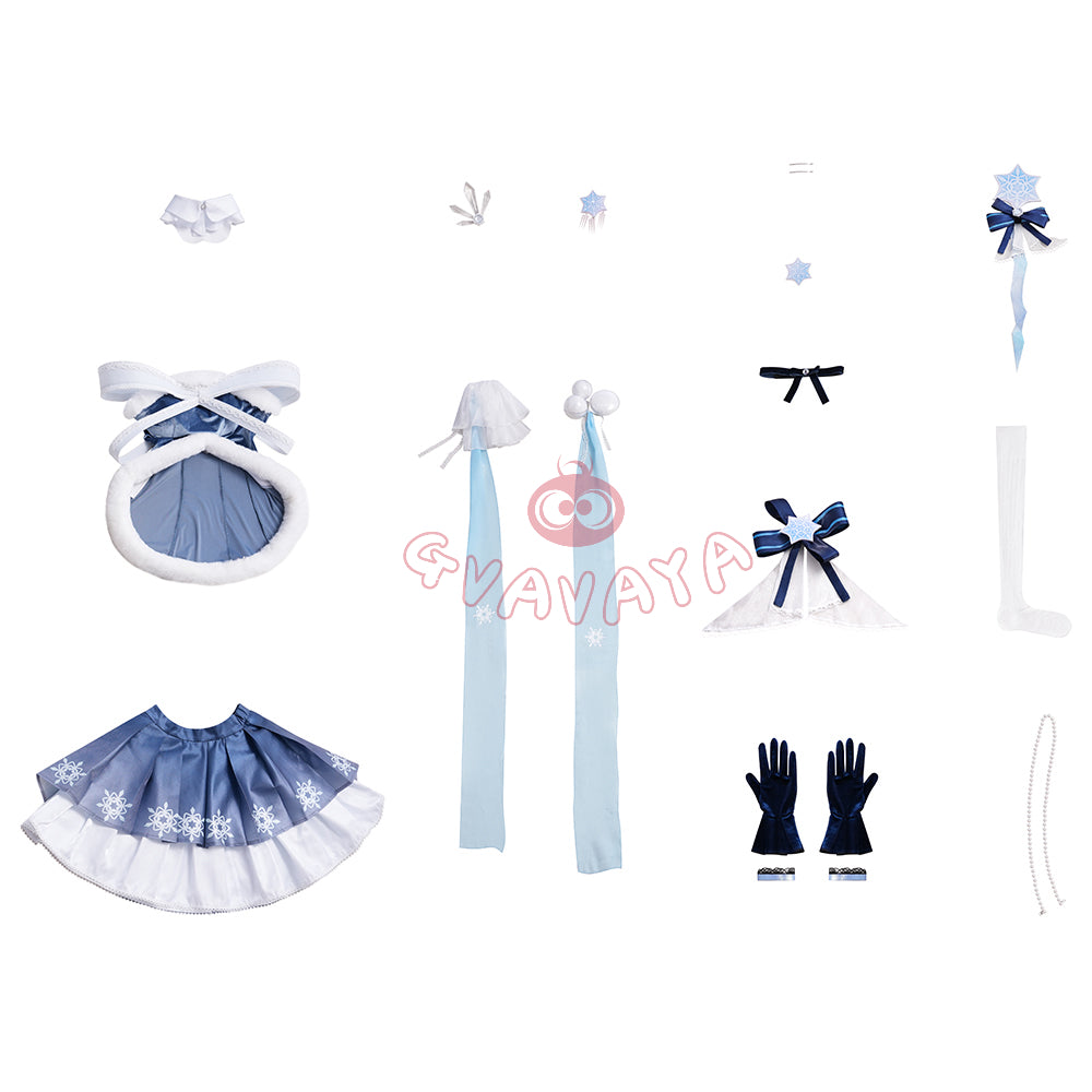 Gvavaya Cosplay Snow V+ Singer 2025 Cosplay Costume Snow Miikkuu Cosplay