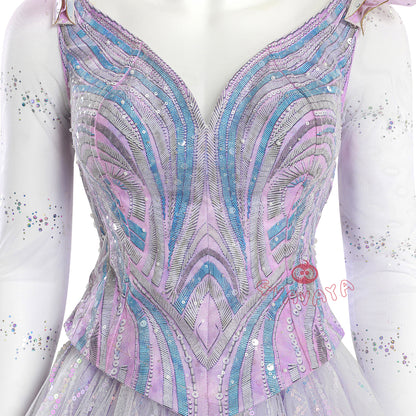 Gvavaya Anime Cosplay Witch Cosplay Glinda‌ Blue Gown Cosplay Costume