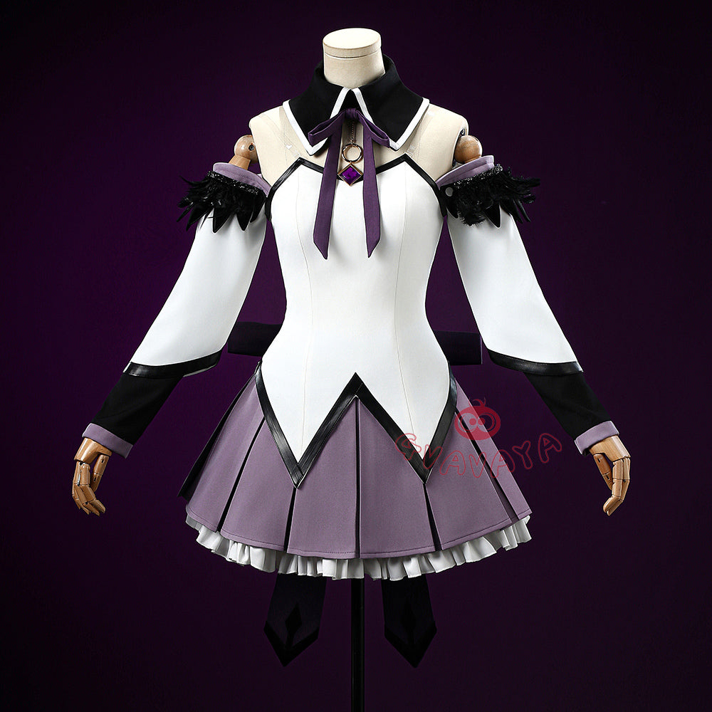 Gvavaya Anime Cosplay Puella Magi Madoka Magica Cosplay Homura Akemi Cosplay Costume A