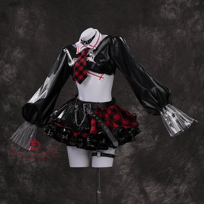 Gvavaya Anime Cosplay Aassuukka Rock Style Cosplay Costume