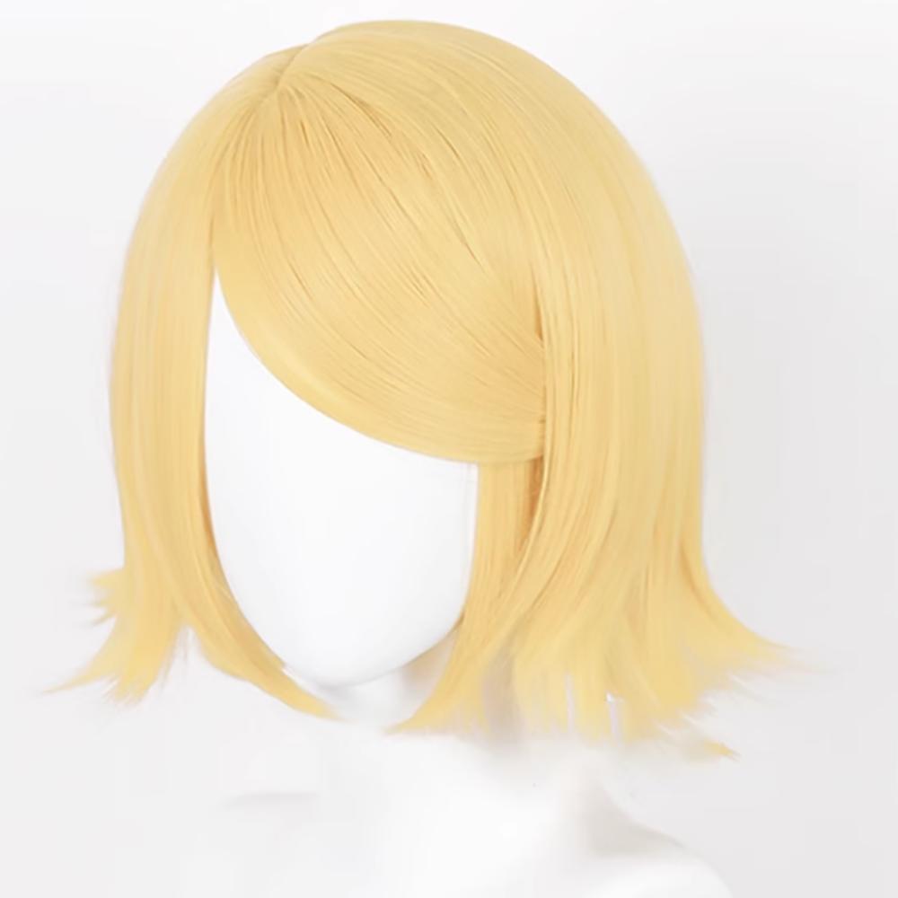 Gvavaya Cosplay V+ Kagamine Rin/Len Cosplay Wig Light Yellow 32cm Long Hair