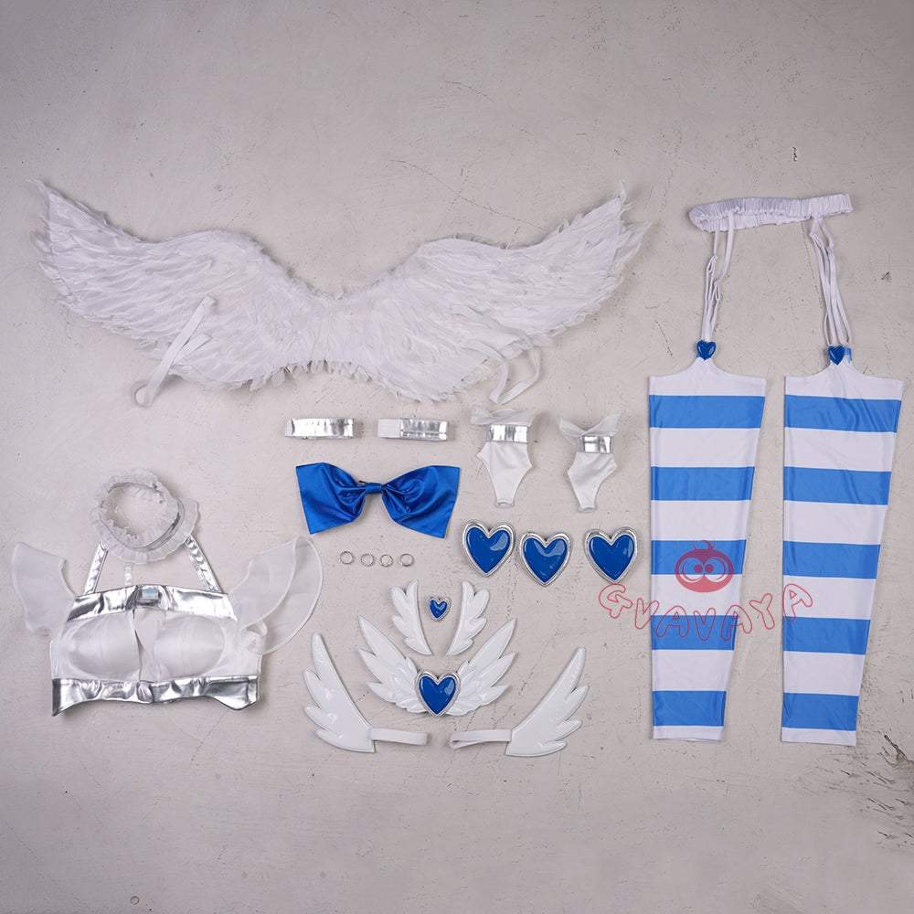 Gvavaya Anime Cosplay New PANTY & STOCKING with GARTERBELT Cosplay Stocking New Angel Suit Cosplay Costume