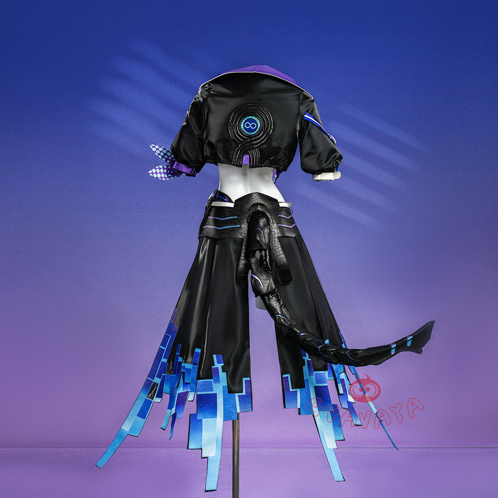 Gvavaya Game Cosplay Honkai : Star Rail Cosplay Silver Wolf LV.999 Cosplay Costume
