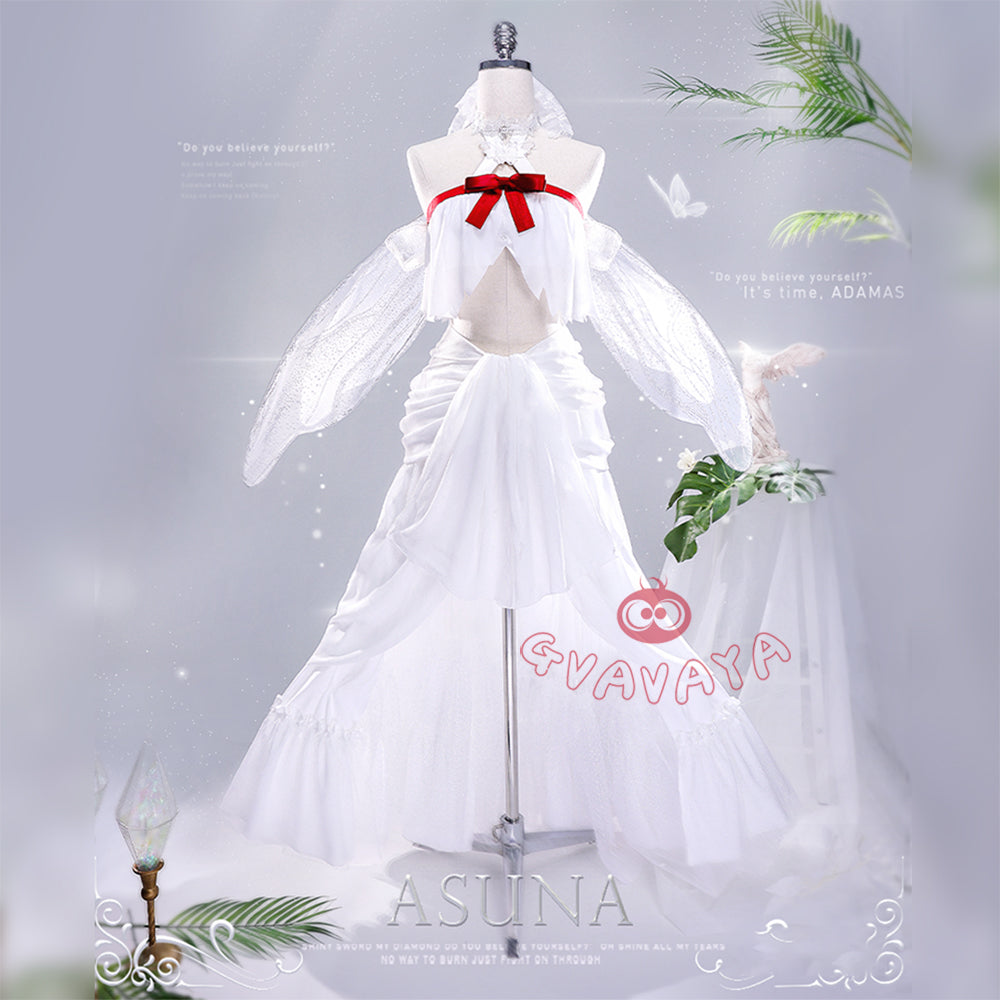 Gvavaya Anime Cosplay Sword Art Online Cosplay Asuna Yuuki Cosplay Costume