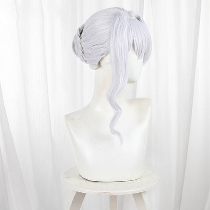 Gvavaya Anime Cosplay MIAFOFT Scarlett Cosplay Wig 45cm Long Silver Wig