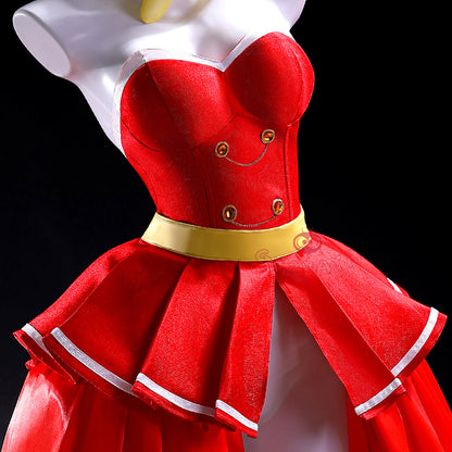 Gvavaya Cosplay HH Cosplay Charlie Morningstar Red Party Dress Charlie Cosplay Costume