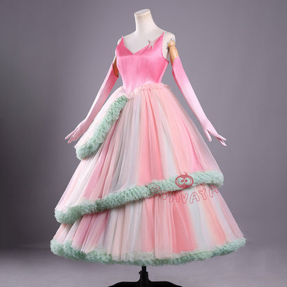 Gvavaya Anime Cosplay Wicked Cosplay Glinda Cosplay Costume