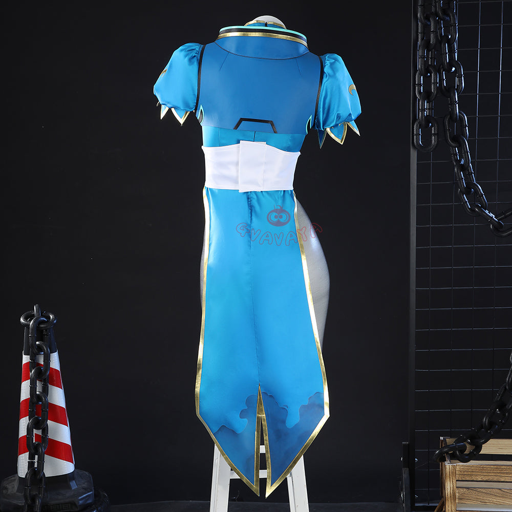Gvavaya Game Cosplay Overwatch 2 x Street Fighter 6 Cosplay Chunli Juno Cosplay Costume