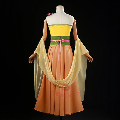 Gvavaya Anime Cosplay Maomao Yellow Dress Maomao Cosplay Costume