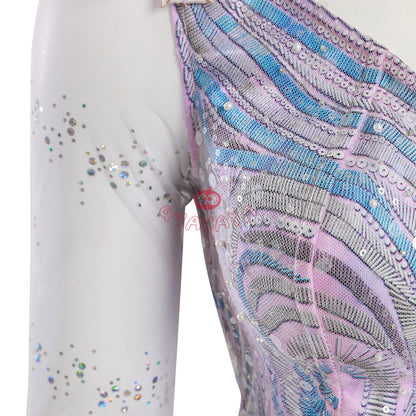 Gvavaya Anime Cosplay Witch Cosplay Glinda‌ Blue Gown Cosplay Costume