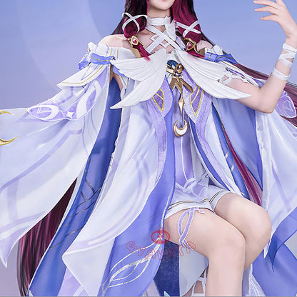 Gvavaya Game Cosplay Genshin Impact Cosplay Columbina (Damselette) Cosplay Costume A