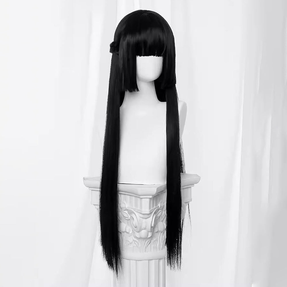 Gvavaya Anime Cosplay Zenless Zone Zero Hoshimi Miyabi Cosplay Wig Black 80cm Hair