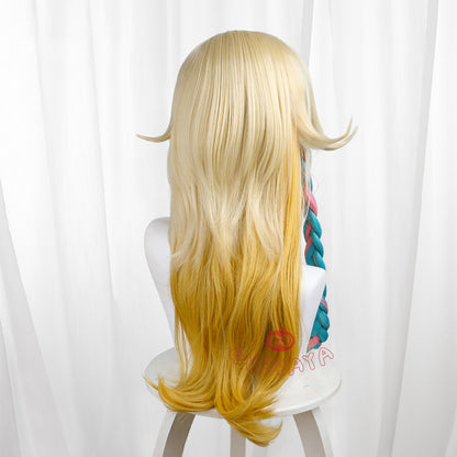 Gvavaya Game Cosplay Genshin Impact Xilonen Cosplay Wig 60cm Gold  Wig