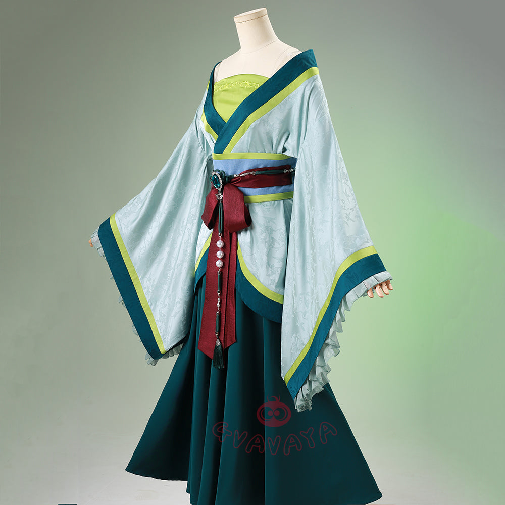 Gvavaya Anime Cosplay The Apothecary Diaries Cosplay Kusuriya no Hitorigoto Maomao Green Cosplay Costume