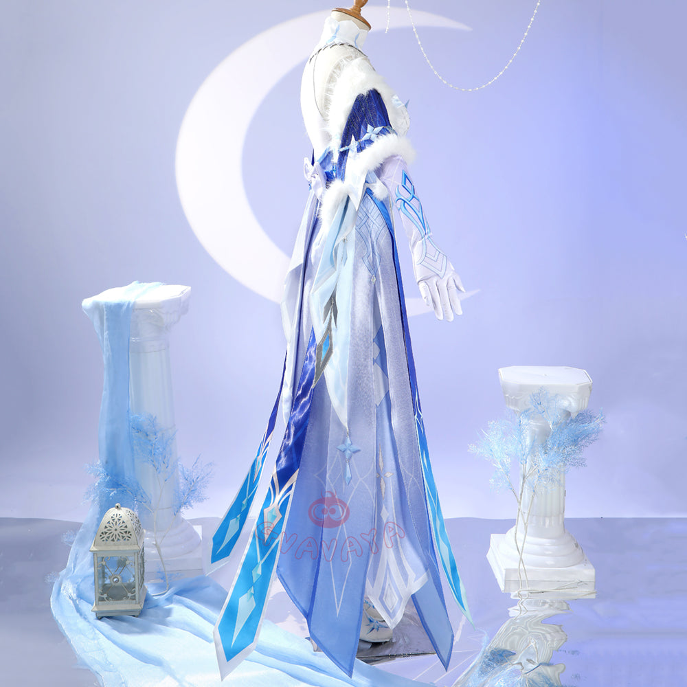 Gvavaya Game Cosplay Genshin Cryo Archon Tsaritsa Cosplay Costume