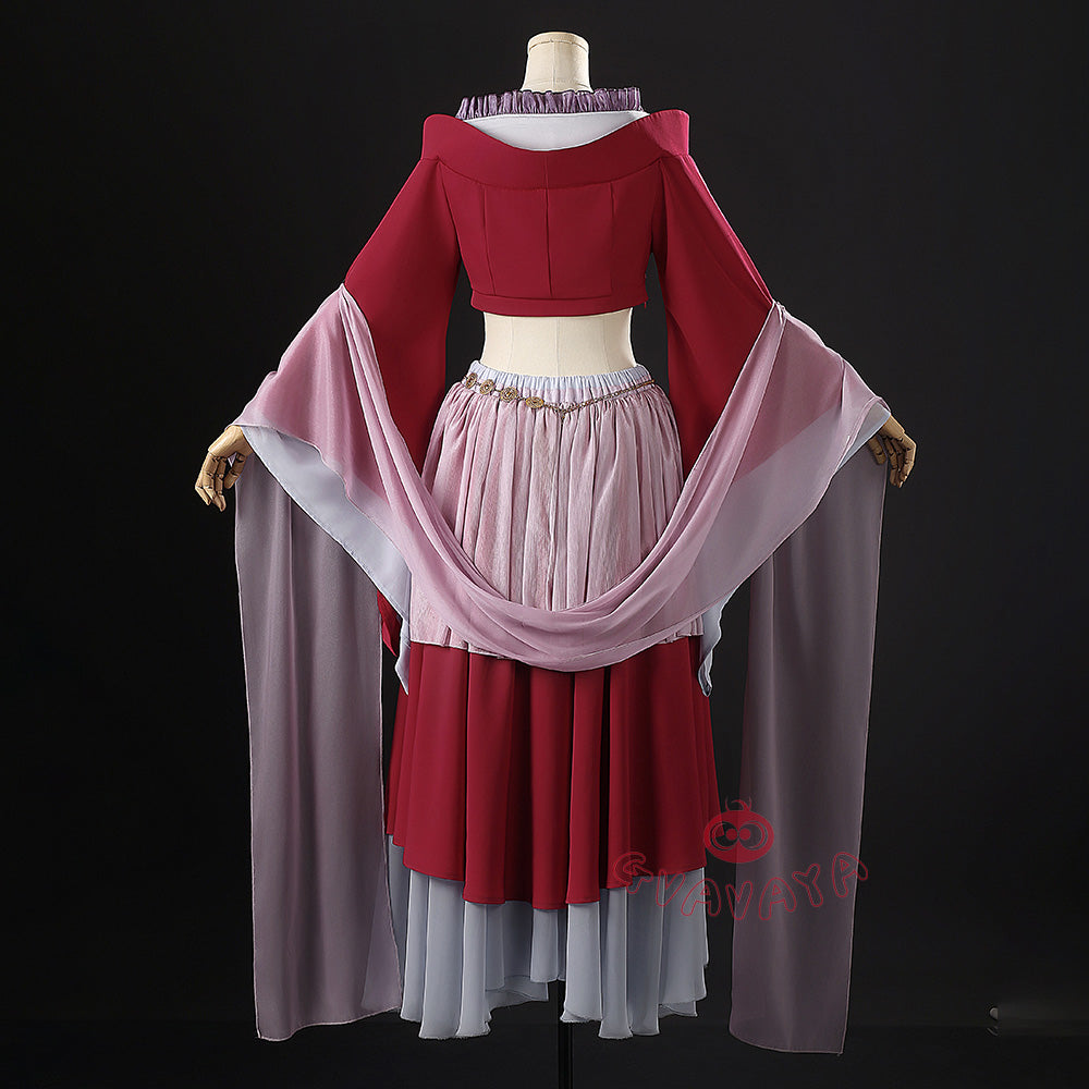 Gvavaya Anime Cosplay The Apothecary Diaries Cosplay Maomao Dance Red Dress Maomao Cosplay Costume