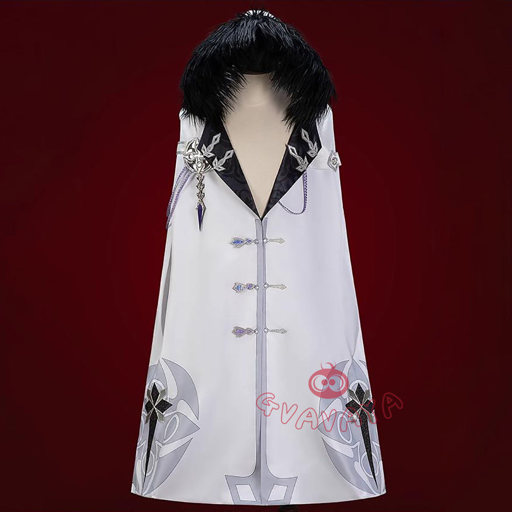 Gvavaya Game Cosplay Genshin Impact Fatui Harbinger Tartaglia Cosplay Costume Fatui Tartaglia Cosplay