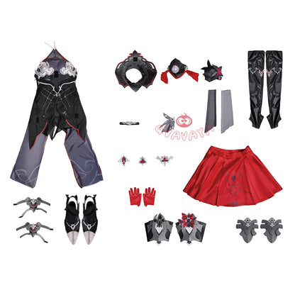 Gvavaya Game Cosplay Honkai Impact 3rd Cosplay Seele Vollerei Blackfrost Blaze Cosplay Costume