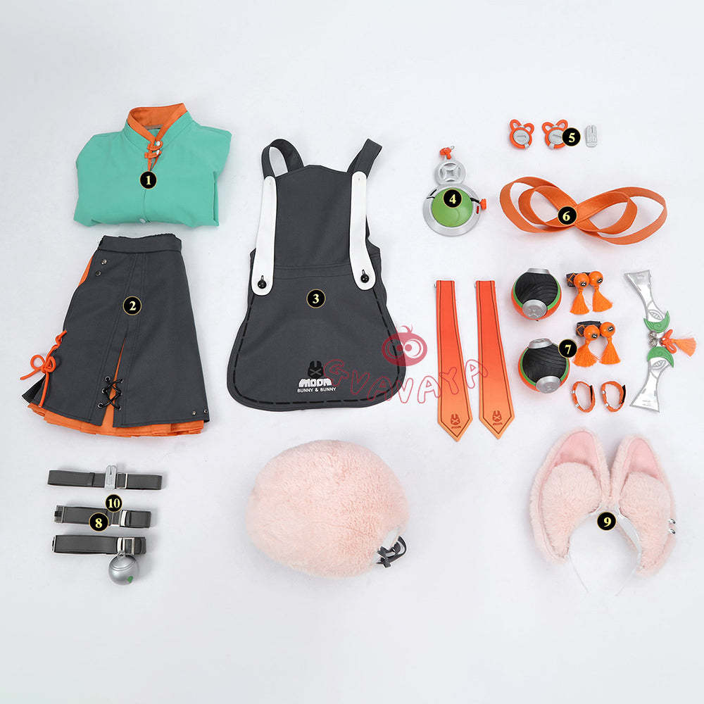 Gvavaya Game Cosplay Zenless Zone Zero Cosplay Zhao Cosplay Costume