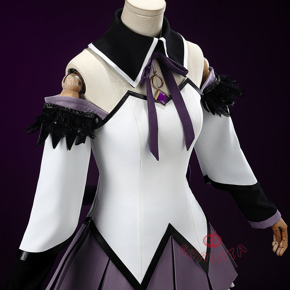 Gvavaya Anime Cosplay Puella Magi Madoka Magica Cosplay Homura Akemi Cosplay Costume A