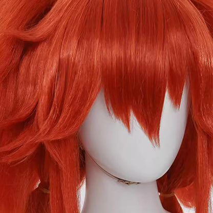 Gvavaya Anime Cosplay Zenless Zone Zero Koleda Belobog Cosplay Wig Orange 90cm Hair